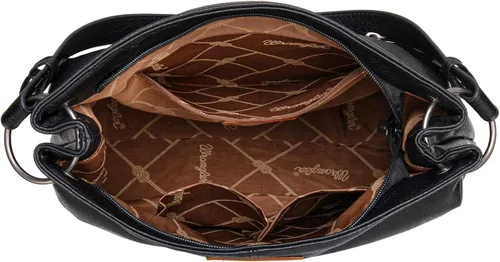 Miniatura 66 de Wrangler Hobo - Bolsas para mujer de cuero vegano con asa superior, bolsos de hombro y bolsos