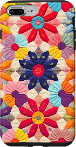 Miniatura 12 de Quilting Flower Blooms Quilt Pattern Case for iPhone 17