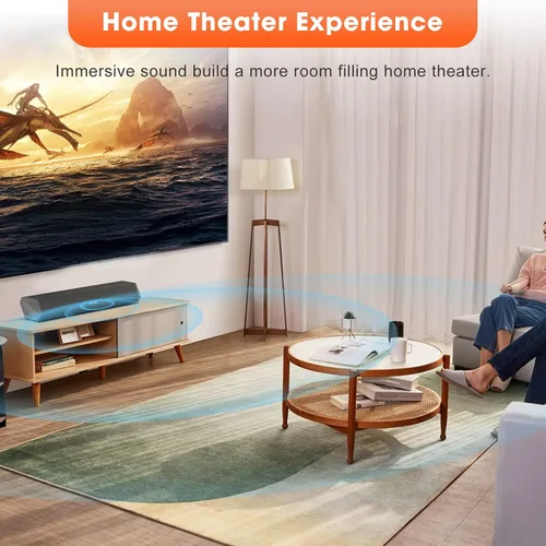 Miniatura 6 de Barras de Sonido Bestisan para TV, Barra de Sonido Pequeña de 16'/50W para TV, Barra de Sonido con Profundidades de Sonido Mejoradas/DSP/Bass+/3EQ