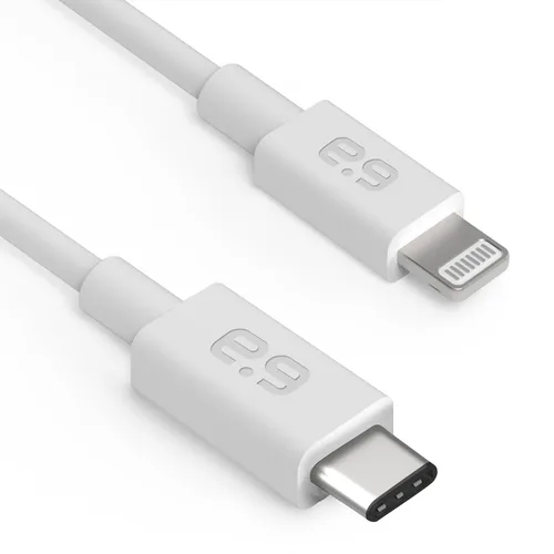 Miniatura 3 de PureGear Cable USB C a Lightning, cable de sincronización de datos certificado MFi de Apple, compatible con entrega de energía y cargadores tipo C