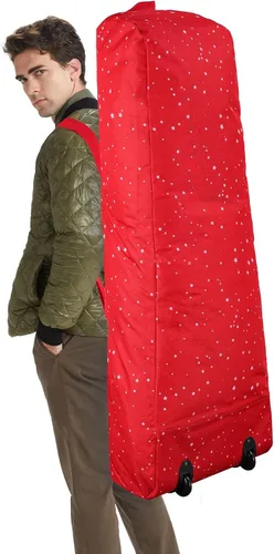 Miniatura 7 de Surblue Bolsa de almacenamiento para árbol de Navidad, se adapta a árboles artificiales desmontados de hasta 6 pies de alto, asas duraderas