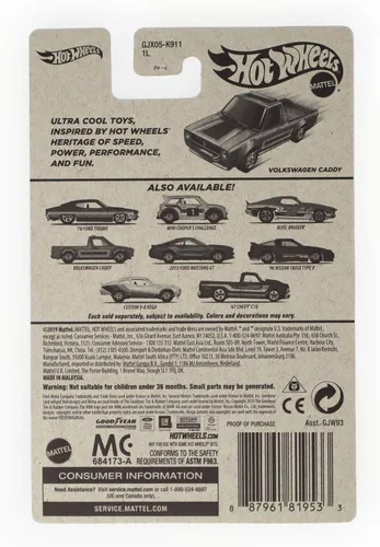 Miniatura 2 de Hot Wheels Volkswagen Caddy - Flying Customs - verde