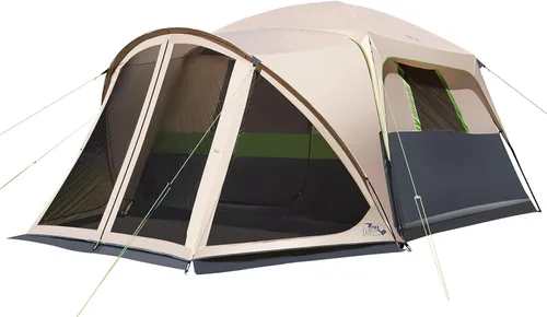 Miniatura 9 de Tents for Camping 6/8/10 Person Camping Tent with Screen Porch, Weatherproof Large Cabin Tent with Rainfly and Carry Bag, Family Tent for Outdoor
