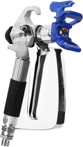 Miniatura 5 de FUNTECK Pistola pulverizadora sin aire compatible con pulverizadores de pintura sin aire Graco, incluyendo punta 517 y boquilla Gurad, 3600 PSI