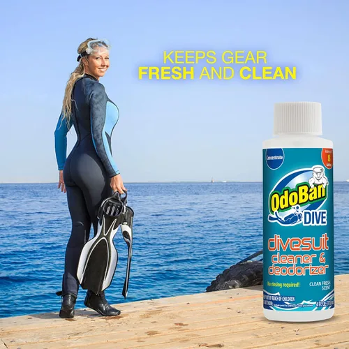 Miniatura 3 de OdoBan Dive Concentrado Limpiador para Traje de Neopreno Sin Enjuague, Paquete de 4, 113 g Cada Uno