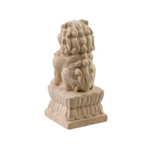 Miniatura 3 de Woogim 2 soportes de madera tradicionales de madera para estantes decorativos para el hogar, techo, esquina, decoración de esquina de 1.97 pulgadas