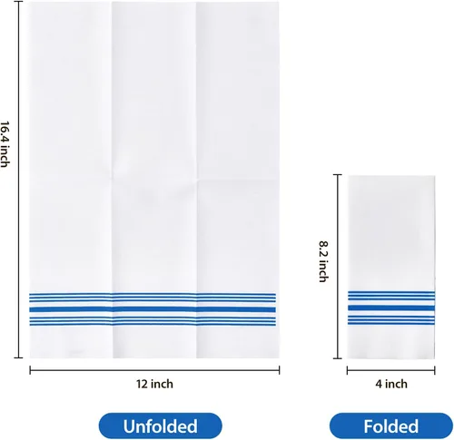 Miniatura 6 de Vplus Paquete de 300 toallas desechables para baño, servilletas decorativas de baño, suaves y absorbentes, toallas de mano de papel desechables
