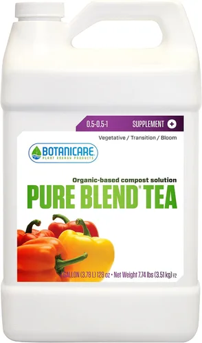 Miniatura 5 de Botanicare Pure Blend Tea, Nutrientes Suplementarios, 0.5-0.5-1.0, 1 cuarto de galón.