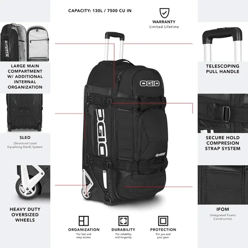 Miniatura 2 de OGIO Rig 9800 - Bolsa de engranajes (sigiloso), 34 x 16 x 17 pulgadas