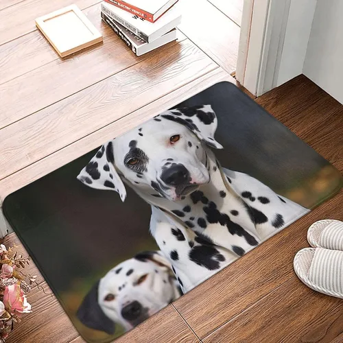 Miniatura 16 de Tapete para puerta delantera, bonito tapete de bienvenida con estampado de animales marinos y manatíes, absorbente, antideslizante, tapete