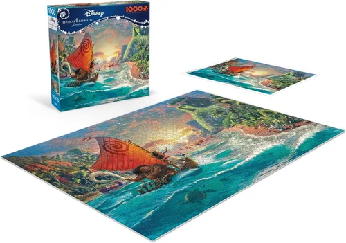 Miniatura 4 de Ceaco - Thomas Kinkade Disney Dreams - Moana - Rompecabezas de 1000 piezas
