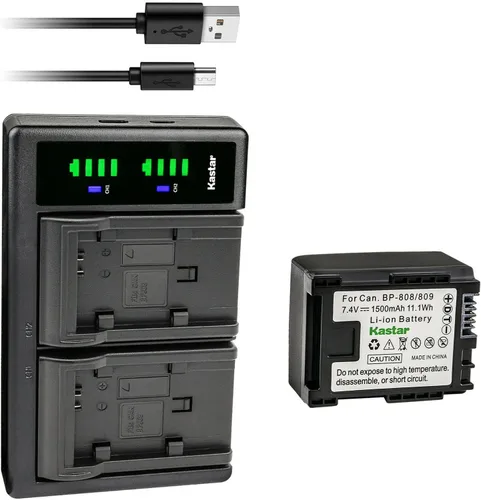 Miniatura 10 de Kastar Reemplazo del cargador de batería USB LTD2 para Canon VIXIA HF M301 HFM301, VIXIA HF M306 HFM306, VIXIA HF M40 HFM40, VIXIA HF M41 HFM41