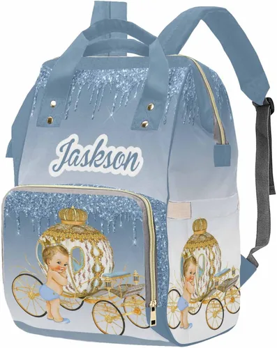 Miniatura 21 de M YESCUSTOM Bolsa de pañales personalizada con nombre para mamá, mujer, esposa, mochila personalizada, 0625-12, Mochilas Daypack