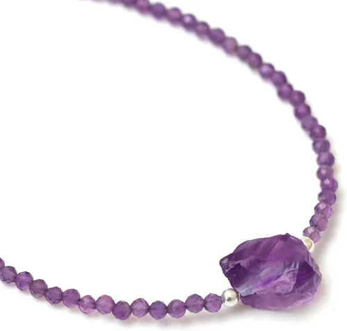 Miniatura 3 de Pulsera de plata de ley 925 con cuentas completas y ajustables para mujer, pulsera delicada de cuentas de piedras preciosas naturales, regalo