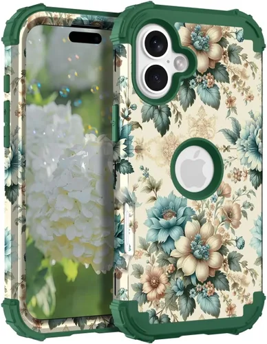 Miniatura 21 de Hocase Funda para iPhone SE 2022/2020, resistente a prueba de golpes, de plástico duro+goma de silicona, funda protectora híbrida para iPhone SE