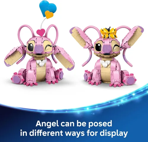 Miniatura 3 de LEGO Disney Angel Lilo & Stitch Juguete para niños, decoración de habitación y juego de construcción para niñas y niños, a partir de 9 años, idea
