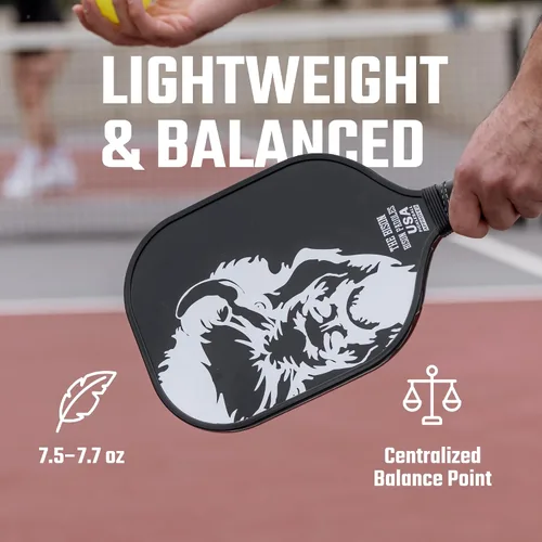 Miniatura 4 de Bison Paddles: Paletas de pickleball de grafito de carbono, raquetas ligeras de pickleball Núcleo compuesto de panal que mejora la colocación