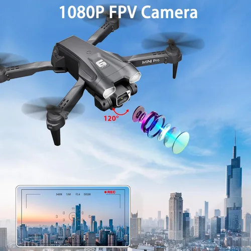 Miniatura 2 de MOCVOO Drone con cámara para adultos, drones mini FPV HD 1080P para niños principiantes, juguetes plegables de cuadricóptero RC para niños y niñas