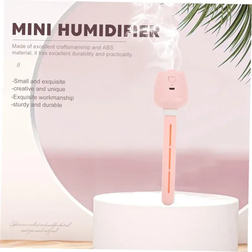 Miniatura 7 de Mini humidificador USB portátil para viajes, coche, oficina, humectador de aire silencioso, compacto y ligero, difusor de aire frío, carga USB