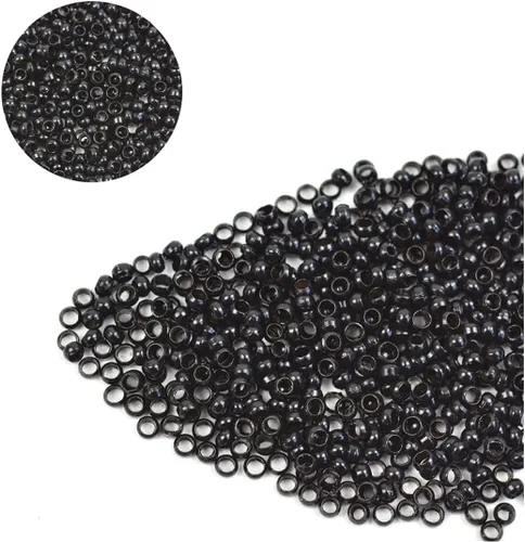 Miniatura 13 de Nano cuentas de cobre de 0.098 pulgadas para extensiones de cabello, cuentas de micro enlaces, extensiones de cabello nano anillo