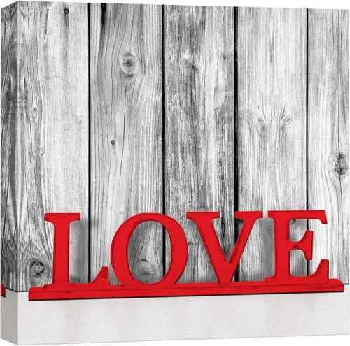 Lienzo de paisaje hermoso para decorar la pared, arte moderno, para el hogar Amor al rojo vivo