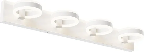 Miniatura 14 de Lámparas LED de baño, luces negras de tocador de 15 pulgadas, modernos apliques de pared acrílicos de 2 luces, accesorio de iluminación de pared