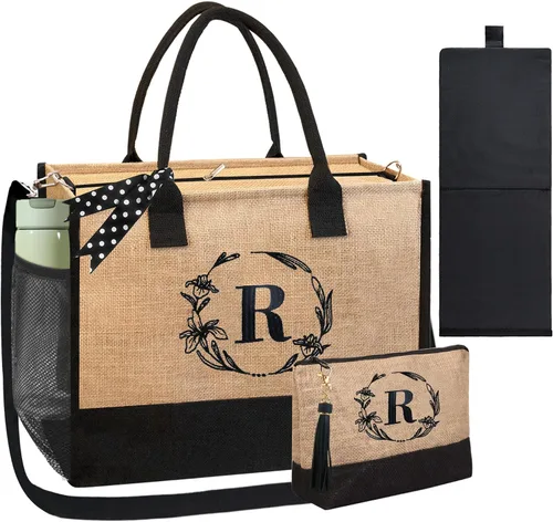 Miniatura 51 de BeeGreen Bolsa personalizada para mujeres, mamá, profesora, amigas, hermana, bolsas de regalo con bolsa de Comestic