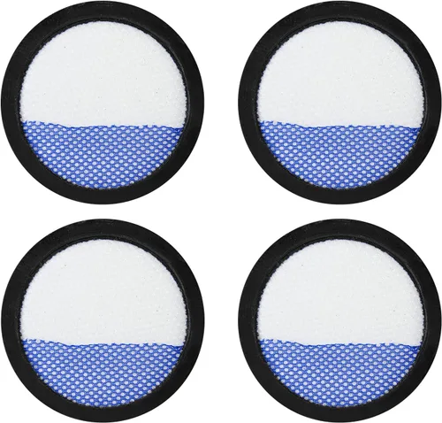 Paquete de 4 filtros de repuesto lavables compatibles con aspiradora Eureka RapidClean Pro inalámbrica NEC180, NEC285GR, NEC185, NEC186, NEC190,