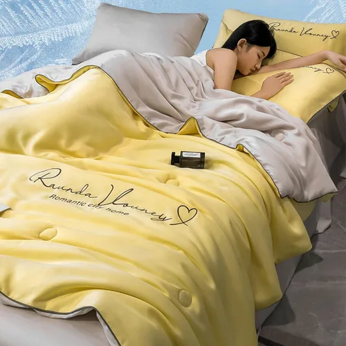 Miniatura 8 de Edredón fino de verano, tamaño Queen, manta refrescante de verano, manta refrescante para personas que duermen con calor y sudores nocturnos, 59 x