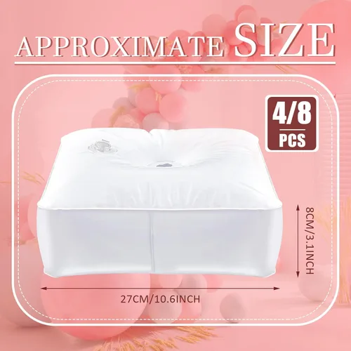 Miniatura 2 de Gueevin 8 soportes para arco de globos, bolsa de agua pesada para soporte de columna y kit de arco, soporte de globos para fiestas, bodas