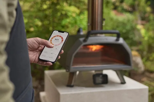 Miniatura 4 de Ooni Karu 2 Pro - Horno de pizza multicombustible – Horno de pizza de madera y gas al aire libre con piedra para pizza y termómetro integrado, horno