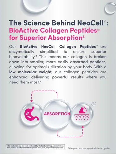 Miniatura 6 de NeoCell Súper Colágeno en Polvo, Colágeno Plus incluye Vitamina C y Ácido Hialurónico, Promueve el Cabello Saludable, la Piel Hermosa y el Soporte