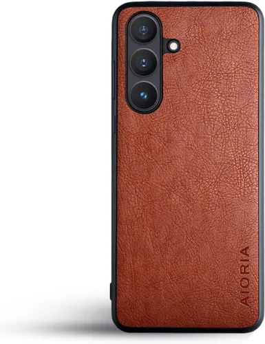Miniatura 40 de AIORIA Funda protectora completa para Samsung Galaxy S20 FE 5G, 6.5 pulgadas Premium PU cuero cubierta retro negocio diseño completo funda Marrón