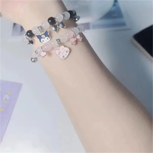 Miniatura 6 de Pulseras para parejas para él y ella, pulseras de relación de novio y novia para parejas, pulseras magnéticas a juego para mejor amiga, pulsera