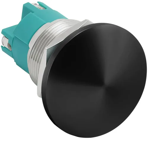 Miniatura 13 de Interruptor de botón de cierre de 10 Amp, 16 mm, con cabeza de hongo roja, impermeable, DC12V 24V 110V/120V 250VAC, SPST, de acero inoxidable