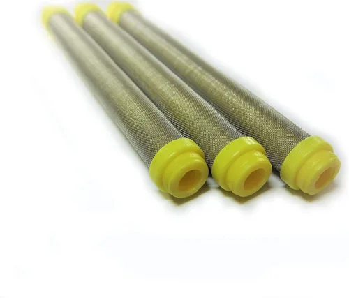 Miniatura 5 de 10 piezas de repuesto de filtro de pistola rociadora sin aire Titan/Spraytech/Wagner - Tipo de empuje (amarillo, malla 100) 581-062 581062 89324