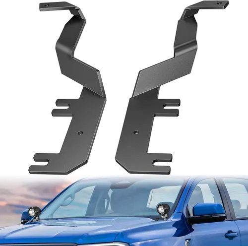 Miniatura 18 de Nilight Soporte de luz de zanja, bisagras de capó, kit de soporte de montaje para luz LED auxiliar todoterreno para luz de trabajo en Toyota 4Runner