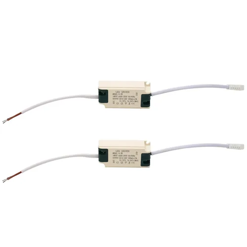 Miniatura 6 de Conductor LED de 18-24W, corriente constante 300mA AC 85-265V Salida 54-72V DC Conector hembra Rectificador Transformador Fuente de alimentación