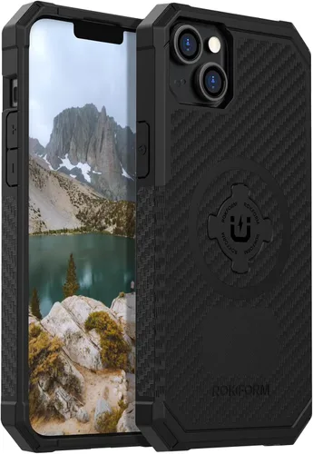 Miniatura 10 de Rokform - Funda para iPhone 14, Serie Rígida, Magnética Dual, Cubierta para iPhone con RokLock de Bloqueo Giratório, Equipo Protector para Apple