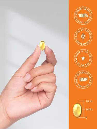 Miniatura 7 de Horbäach Vitamina D3 K2 5000 UI Complejo de 100 mcg MK-7 180 Cápsulas Blandas Suplemento sin OMG y sin gluten