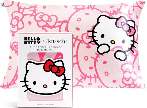 Miniatura 44 de Lisa Frank x Kitsch - Funda de almohada de satén con cremallera para cabello y piel, más suave que las fundas de almohada de seda, funda de almohada