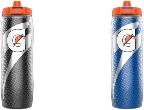 Gatorade Botellas aisladas de 30 onzas, azul y negro