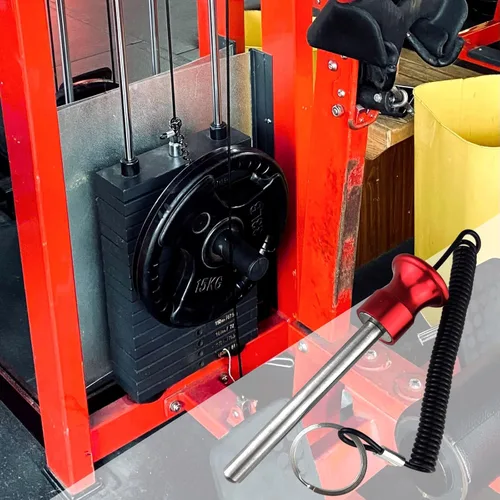 Miniatura 5 de Flylin Pasador de pila de peso, Pin de liberación rápida de aleación de aluminio, entrenamiento de fuerza magnética, equipo de entrenamiento