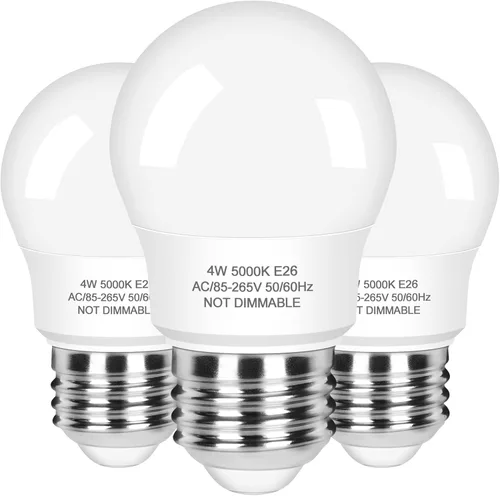 Miniatura 7 de Brightever Bombillas LED para refrigerador equivalentes a 40 W, bombillas de 120 V para electrodomésticos de nevera, 4 W, 2700 K, blanco cálido