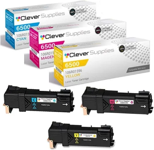 Miniatura 311 de CS compatible Xerox Phaser 6510/WorkCentre 6515 (106r03480) 2 cartuchos de tóner negro para Phaser 6510, WorkCentre 6515 2 negro