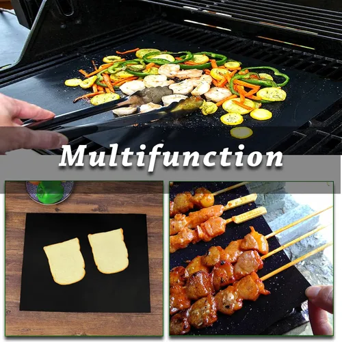 Miniatura 5 de Revestimientos de horno antiadherentes para la parte inferior del horno eléctrico, gas y microondas, 500F, fácil de limpiar, fibra de teflón PTFE
