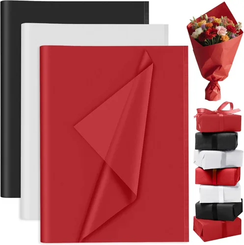 Miniatura 21 de PLULON 60 hojas de papel de seda marrón a granel, hojas de papel de seda para envolver regalos, papel de seda para embalaje, para regalos
