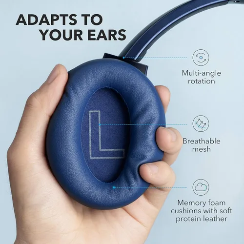 Miniatura 6 de Soundcore Anker Life Q20 Auriculares híbridos con cancelación activa de ruido (azul)