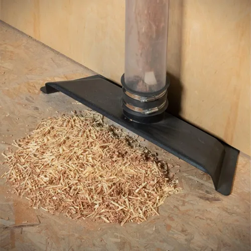 Miniatura 6 de POWERTEC 70103V Barrido de Suelo para Recolección de Polvo de 21 pulgadas – Accesorio de Compuerta Montada en el Suelo