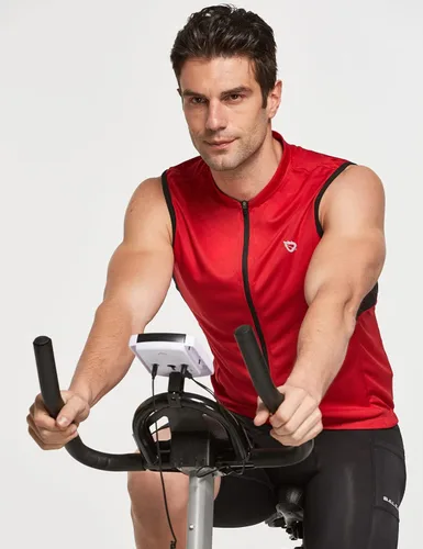 Miniatura 6 de BALEAF Men's Sleeveless Cycling Jersey Road Bike Shirt Bicycle Biking Tank Tops Full Zip Pockets SPF UPF50+